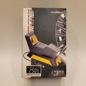 Portable Car Tire Inflator 150PSI Multi Attachment Built-in Light New